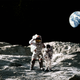 Illustration for article titled ‘One Day This Will All Be Yours,’ Says Buzz Aldrin While Showing Great-Grandson Around Moon